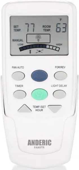 FAN9T DANS ELECTRONICS ETC Anderic Ceiling Fan Remote Control