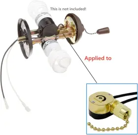 ZE-109M DAYONE Ceiling Chain Switch Zing Ear Light #3