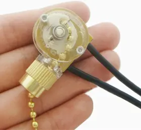 BRA1092SET DAYONE Chain Switch Zing Ear Ceiling Fan Light #3