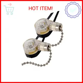 778942817689 DAYONE Chain Switch Zing Ear Ceiling Fan Light