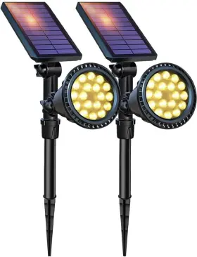 B09LCR7LX7 DBF Solar Lights Waterproof Led Spotlights Brigh