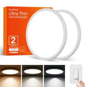 B0DHL1T3KJ DCVOLTFIELD Led Flush Mount Ceiling Light Dimmable