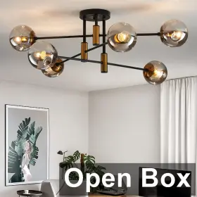 DDL01 DDLLDESHI Glass Globe Sputnik Chandelier