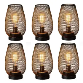B0DJQHQFZR DECORKEY Set Battery Lamp Led Table Lantern Cage