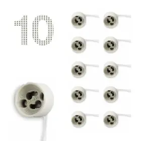 ZGU10 DEMASLED Base Socket Pack Ceramic Lamp Connector Wire