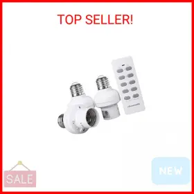 611901251653 DEWENWILS Remote Control Light Bulb Socket Kit