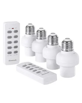 611901251769 DEWENWILS Remote Control Light Bulb Socket