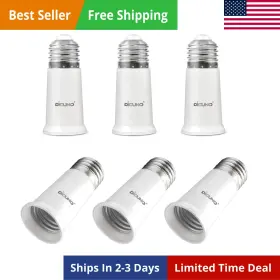 US-E26-5CM-6P DICUNO Socket Extender Standard Base Lamp Bulb