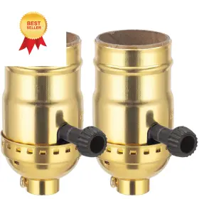 US-WA-102-LS-E26-GOLD-2P DICUNO Lamp Socket Standard