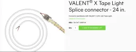 DI-CKT-24SPVX DIODE LED Valent Tape Light Splice Connector #3