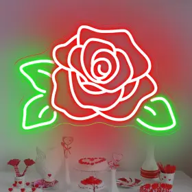 B0G1SMYCG2 DMDMBSR Flower Neon Light Signs Wall Window Cafe