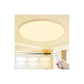 B0FD98SPFR DREWAAY Led Flush Mount Ceiling Light Round Dim