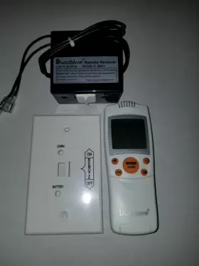 RR01 DURABLOW Fireplace Fan Receiver Remote Panel #2