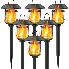 B0BMLFDC5C DYNAMING Solar Flame Torch Lights Flickering Dual