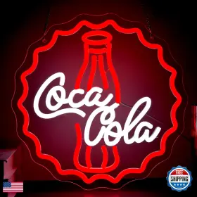 B0FHKM4SK7 DYUAI Cola Neon Sign Wall Dimmable Light Up Cave