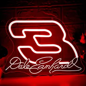 B0FQBGYM97 DYUAI Race Car Neon Sign Wall Dimmable Light