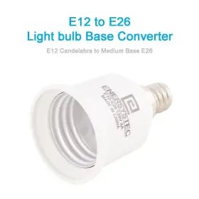614134821846 E-ENERSYSTEC Light Bulb Base Adapter Socket #2