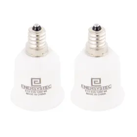 614134821846 E-ENERSYSTEC Light Bulb Base Adapter Socket