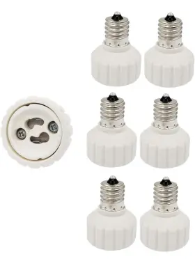 E17-GU10 E-SIMPO Pack Light Socket Adapter Ceramic Halogen