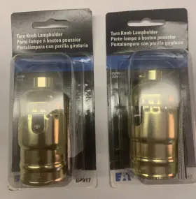 BP917 EATON Turn Knob Lamp Holder