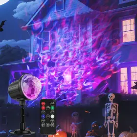 B0FKBPNTWT ECOHDT Halloween Christmas Projector Rgbw Ocean