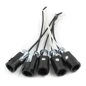 LS0002 EFINEHOME Pack Candelabra Socket Keyless Phenolic Base
