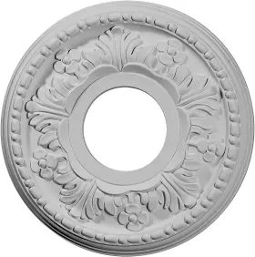 CM11HEPCF EKENA MILLWORK Helene Ceiling Medallion Od Cream