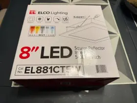 633999209248 ELCO Lighting Square Led Retrofit Switch