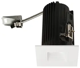E2L15F27W ELCO Teak Integrated Led Square Baffle