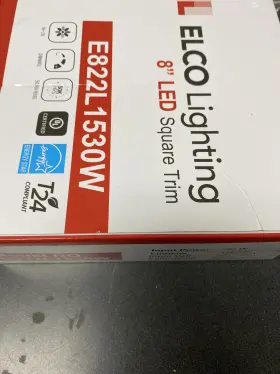 E822L1530W ELCO Maple Integrated Led Square Recessed Recess