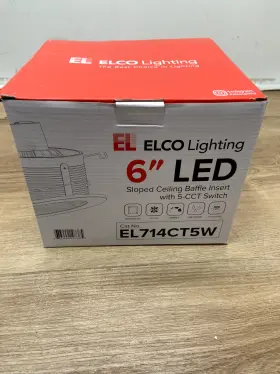 EL714CT5W ELCO Lighting Sloped Ceiling Led Baffle