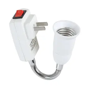 785004243256 ELECTOP Socket Adapter Switch Plugflexible Lamp