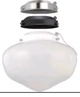 91292 ELITE Ceiling Fan Led Light Globe Oil Rub Brush Kit