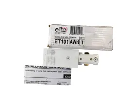 ET101-AWH ELITE LIGHTING Track Power Supply Adapter