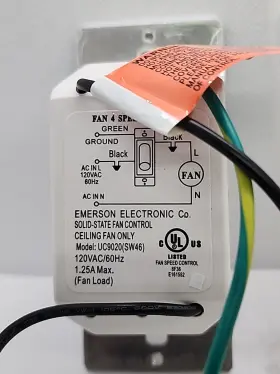 SW46 EMERSON Quietslide Fan Control #3