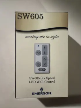 SW605 EMERSON Dimming Wall Remote Amp Reversing