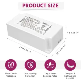 602581407195 EMITEVER Dimmable Led Driver Transformer Dimma #2