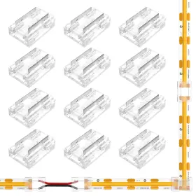 EM036-CON-8S-12PKS EMITEVER Led Strip Connectors Pin Cob Tape