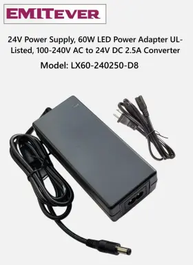 LX60-240250-D8 EMITEVER Ac Adapter