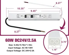 VHO-060-024A5 EMITEVER Led Driver Etl Waterproof Power Suppl #3