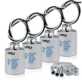 600748276974 EMNOOTI Porcelain Light Socket Wire Standard