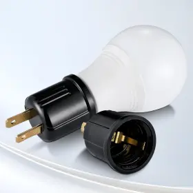 600748277100 EMNOOTI Outlet Socket Adapter Plug Light Bulb #2