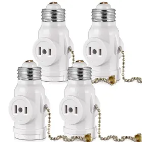 600748277124 EMNOOTI Outlet Light Socket Adapter Bulb Med