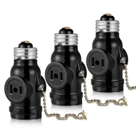 600748277148 EMNOOTI Light Socket Adapter Outlets Chain