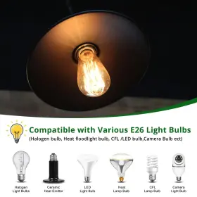 723508622726 EMNOOTI Light Socketstandard Medimun Screw Bulb #3