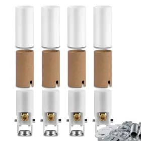 FL-VG110 EMNOOTI Ceramic Candelabra Socket Light Bulb Pipe