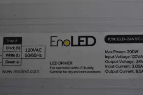 ELD-24VDC-200W-UL ENOLED Plug Led Driver #2