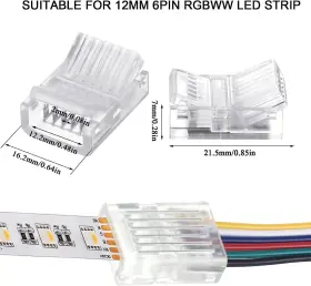 721618829653 ENQIMAOYI Led Connectors Strip Lights Wire Conne #3