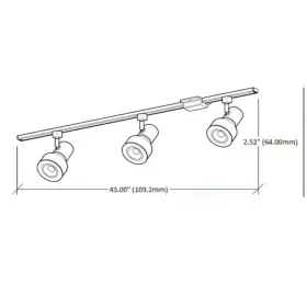 EVT1042D3-06 ENVIROLITE Designers Fountain Light Led Rail Kit #2