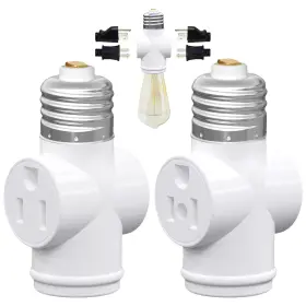 614167645471 ERQILUJI Pack Light Socket Plug Adapter